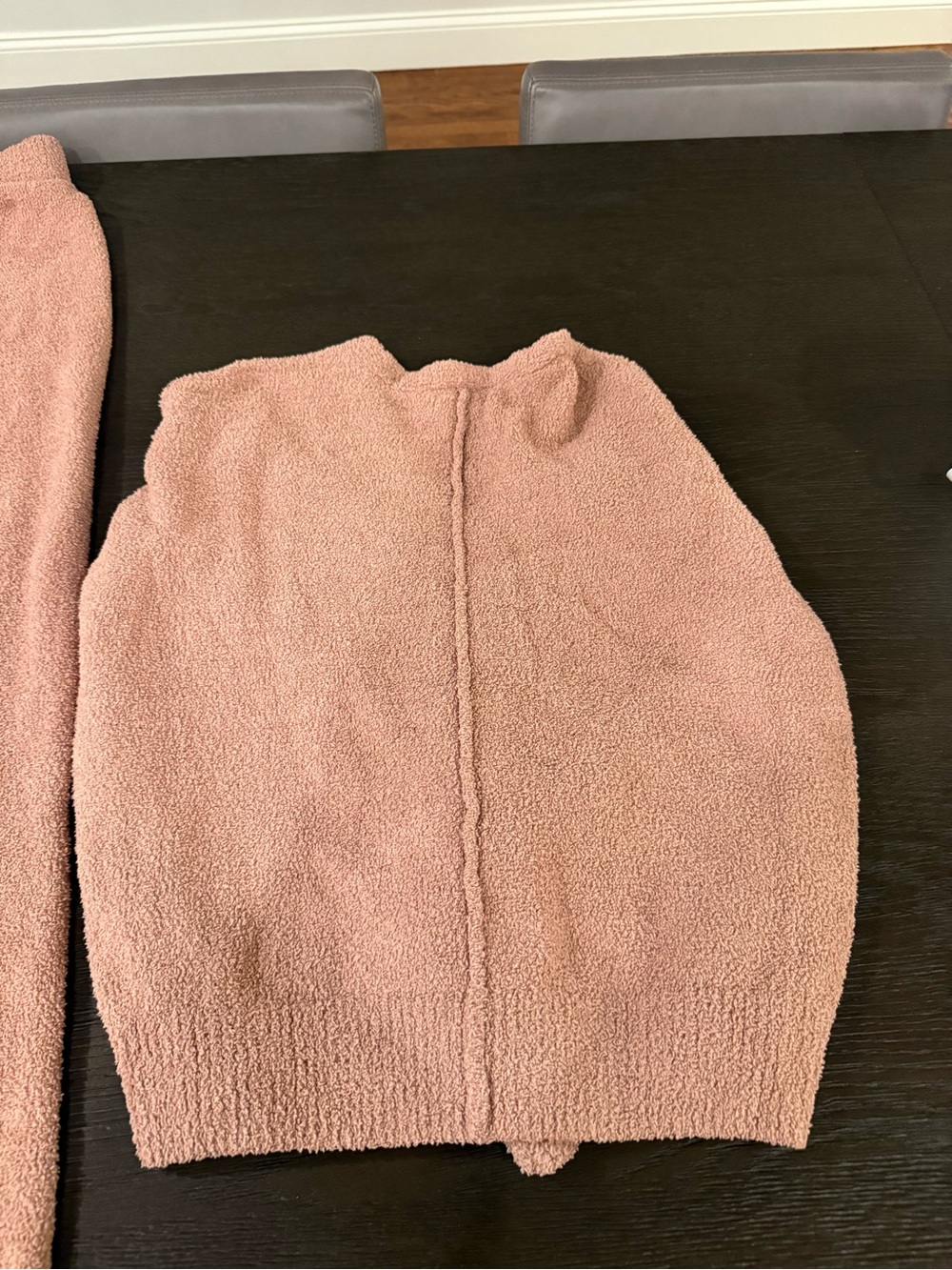 Sincerely Jules Blush Pink Cozy Knit Sweater and Wide Leg Pants Set - Picture 4 of 4
